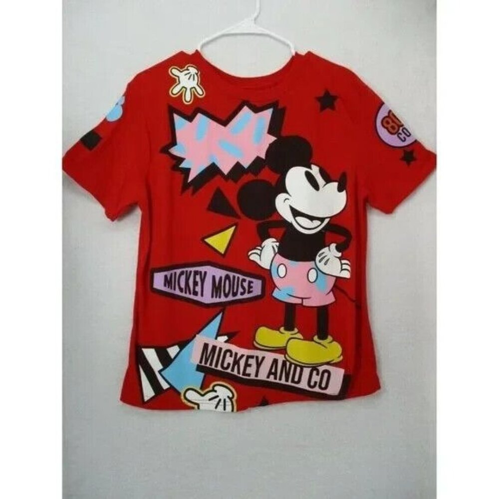 Mickey Mouse Disney  Retro Graphic T -Shirt for Adults Mickey Co SIZE L